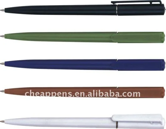 slim plastic twist hilton hotel use advertising pen