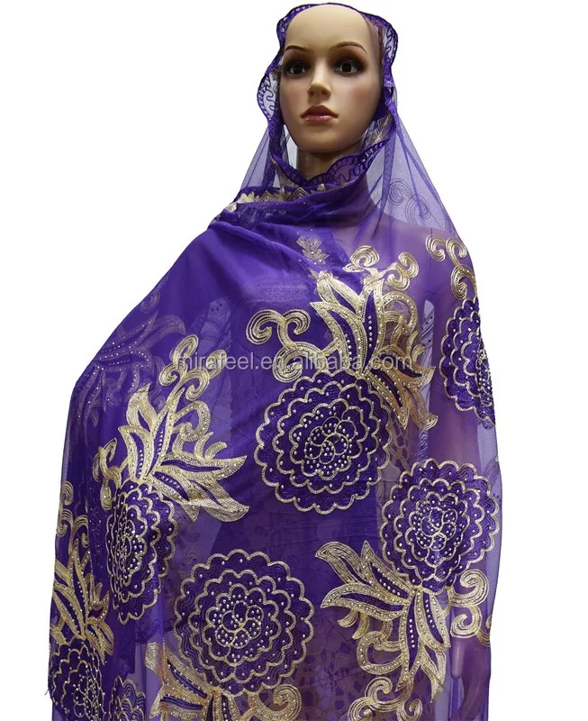 Best quality colorful fashion polyester sego headtie or muslim scarf for women HT01-10