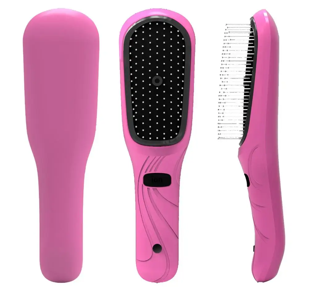 Cordless Rechargeable Vibration Massage Ionic Hair Brush