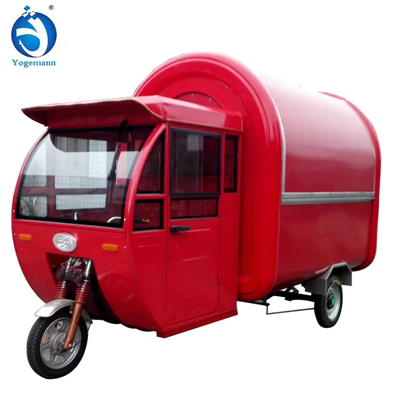 Hot Sale stainless steel mobile food truck cart outdoor coffee carts in Belgium