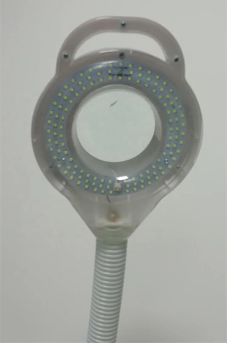 Stationary Magnifying Lamp LED Light with wheel