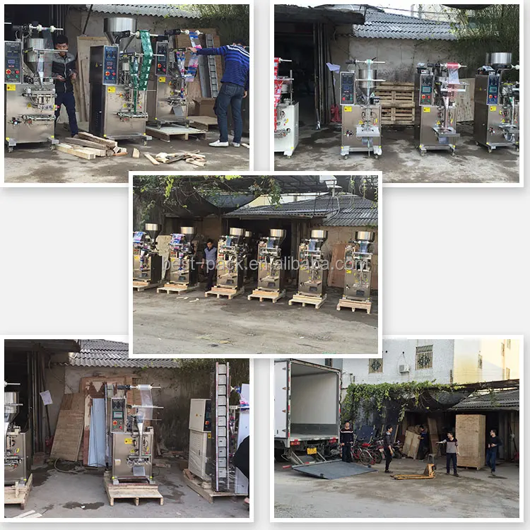 Back seal tea pouch and non-sticky powder packaging machine