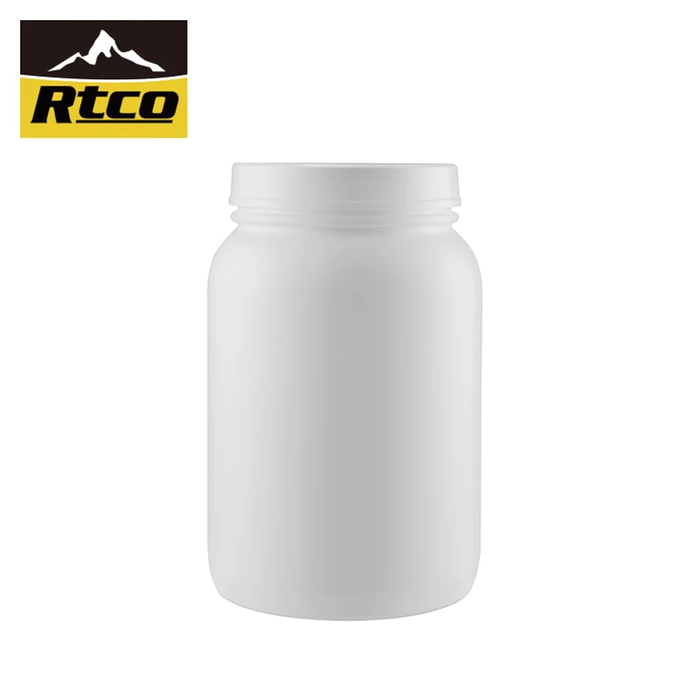 EU Standard Food Grade  RTCO  big bottle  4L, 7L, 8L   HDPE  Plain Plastic Bottle for Powder