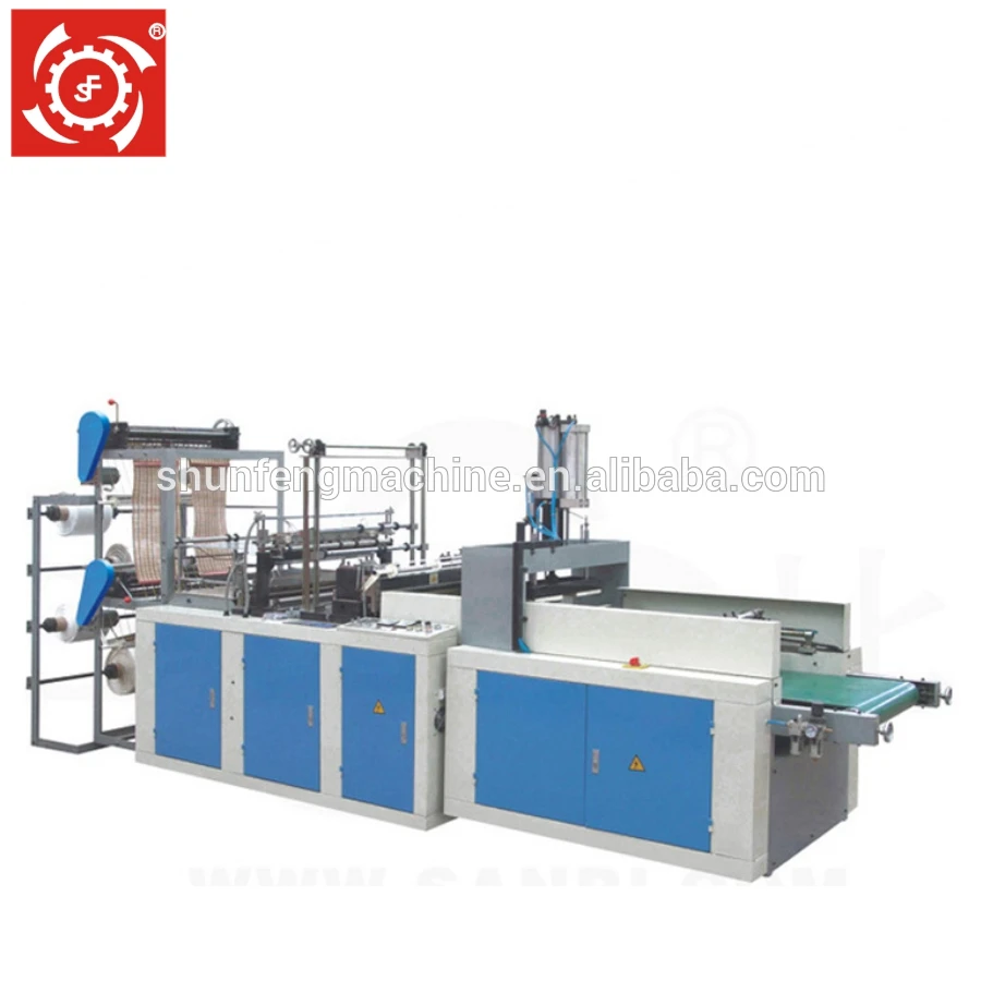 Biodegradable Polypropylene Polythene T-shirt Shopping Plastic Bag Making Machine