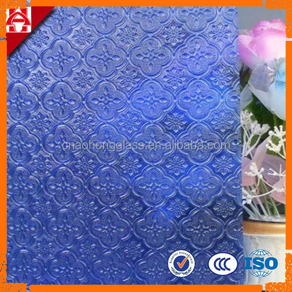 3mm - 6mm clear Nashiji patterned glass , Nashiji Glass