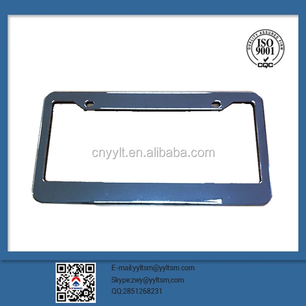 
2015 car license plate frames no led no hide the number plate no shutter 