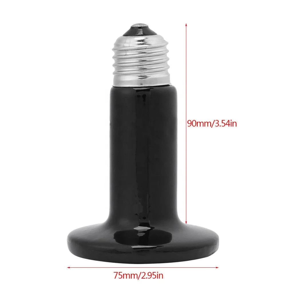 200W ceramic infrared heat lamp reptile heat and uv bulb