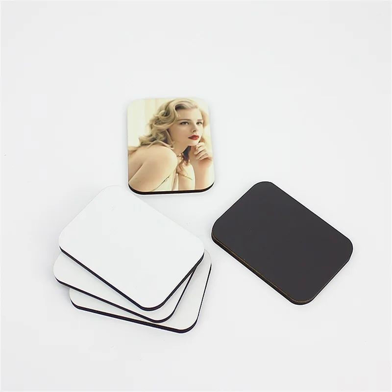 
Custom Printable Pattern Sublimation MDF Magnetic Stickers 