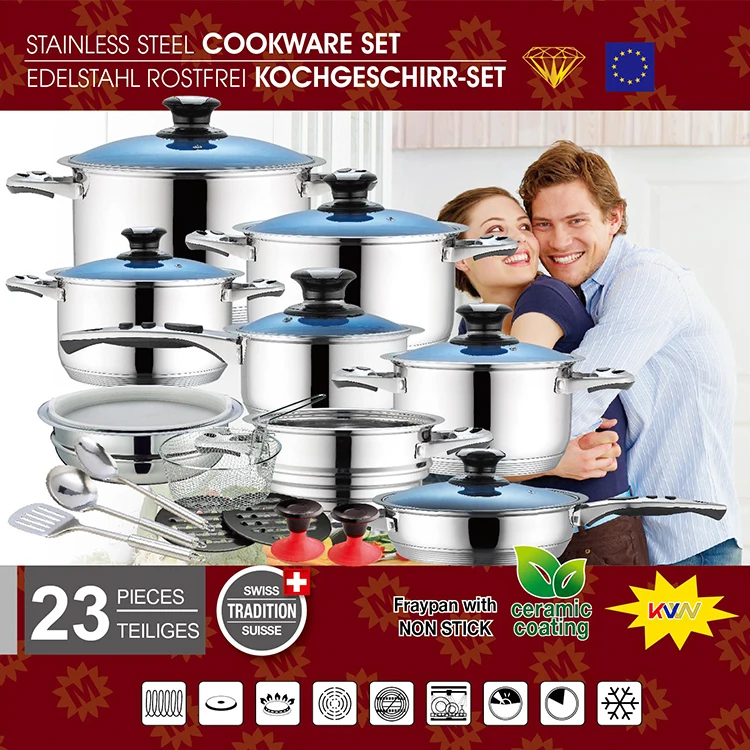 Цена завода нержавеющей стали КУА набор посуды