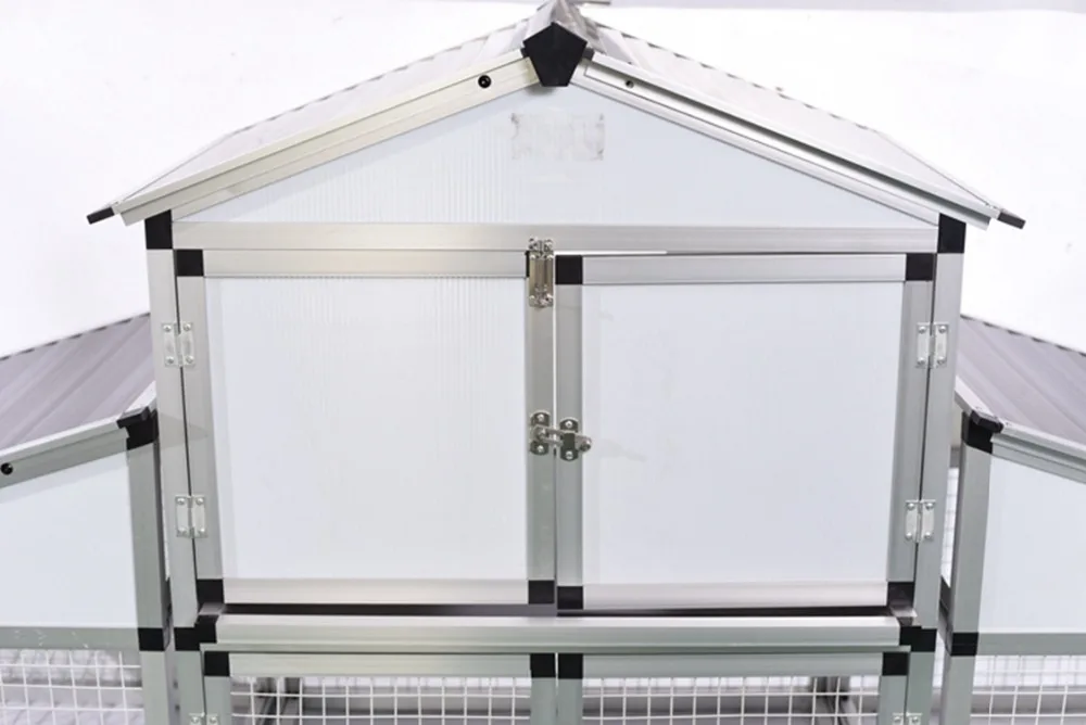 Made in China factory direct sale outdoor aluminum chicken house hen chicken coop