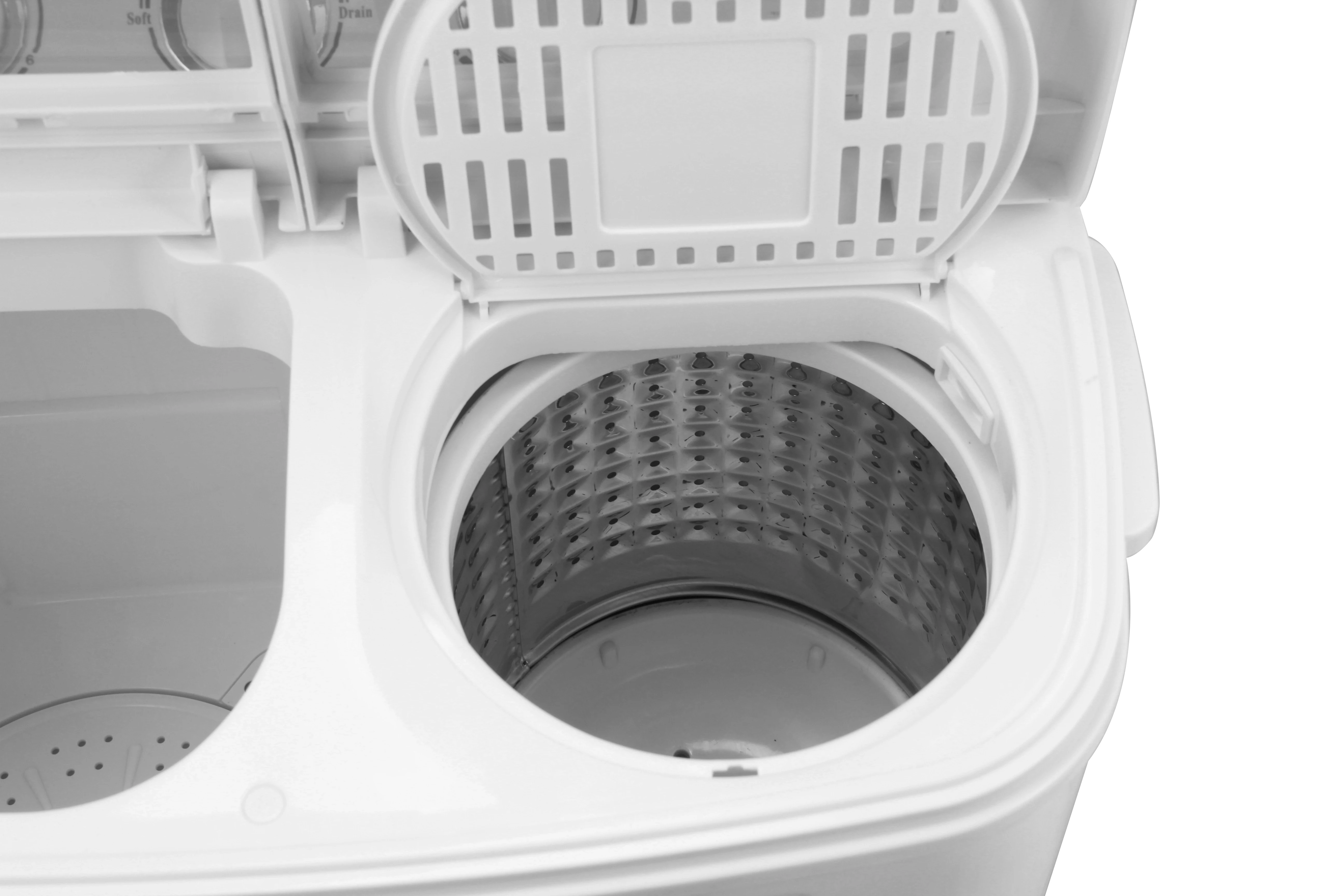 twin tub mini front loading washing machine with spin dry