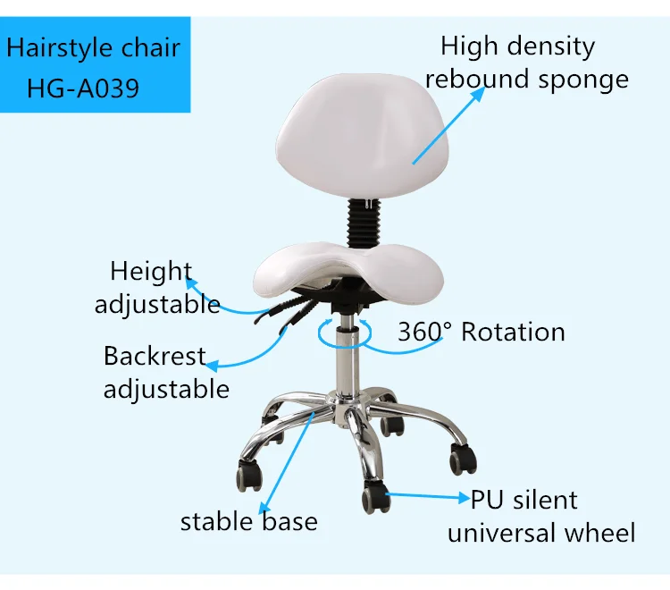 Cheap Chair Barber Used Saddle Cadeira Para Barbearia Saddle Chair Salon Furniture Commercial Furniture Contemporary