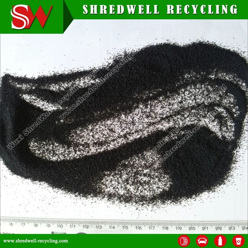 Factory Rubber Crumb Producing Scrap Waste Tyre Recycling System