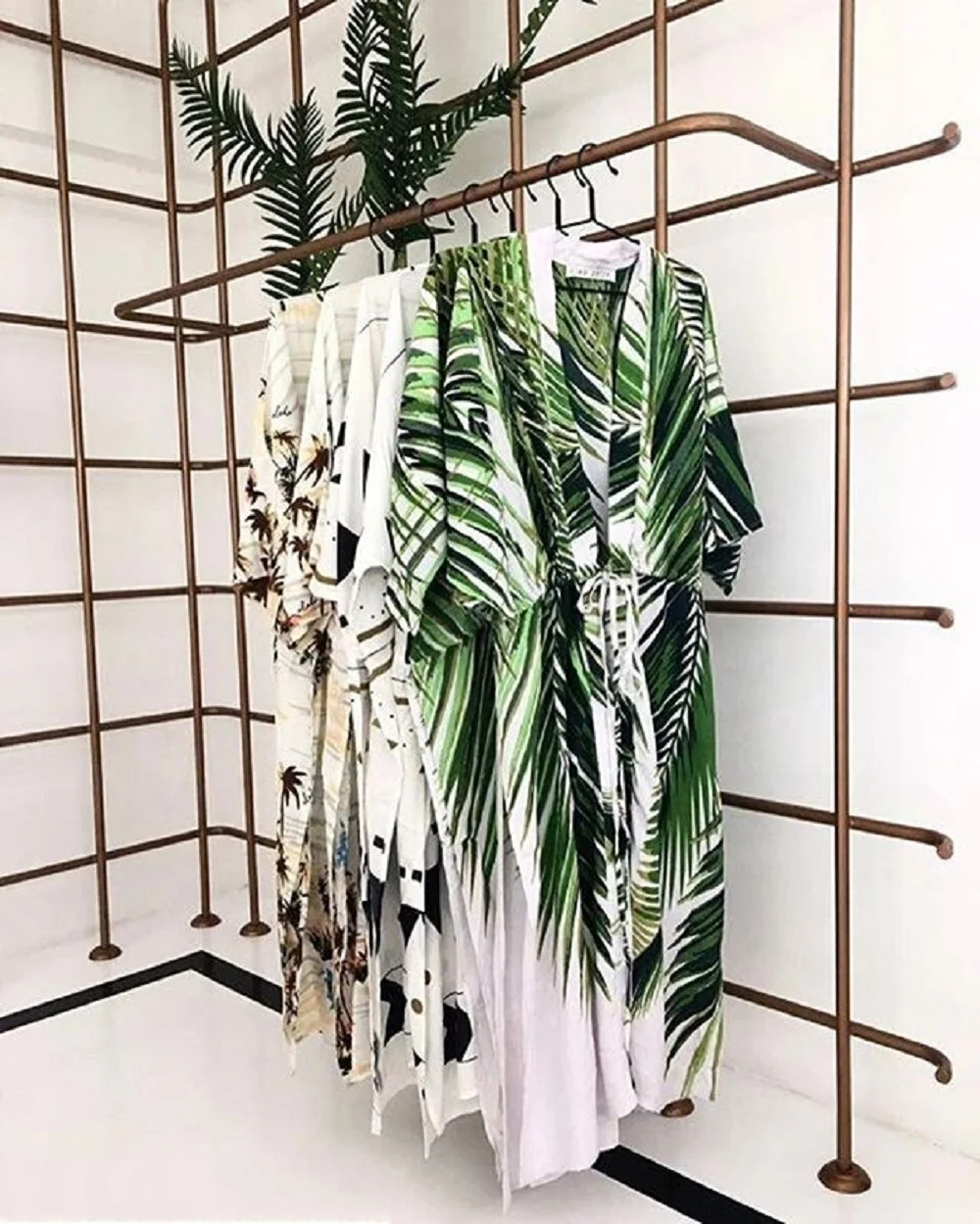 Kimono Kimonos for Women Beach Cover up Floral Print Short Sleeve Loose Open Front Cotton Cardigans Duster