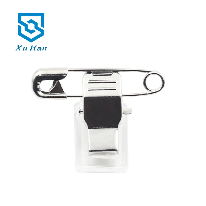 Factory direct sales, high quality Badge clip with Adhesive tape for holding chest cards and badges.