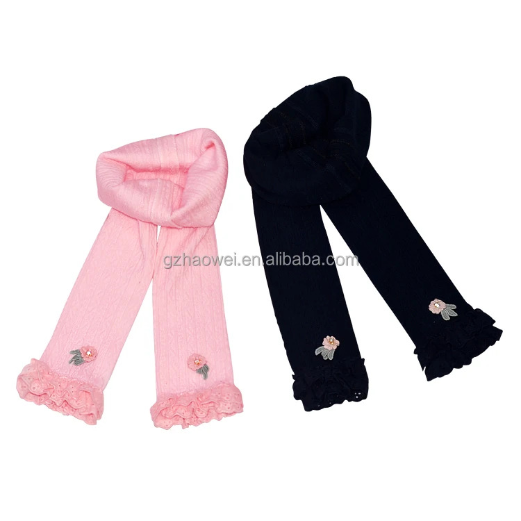 China Factory Pure Lace Girls Tights Lovely Children Pantyhose B1708