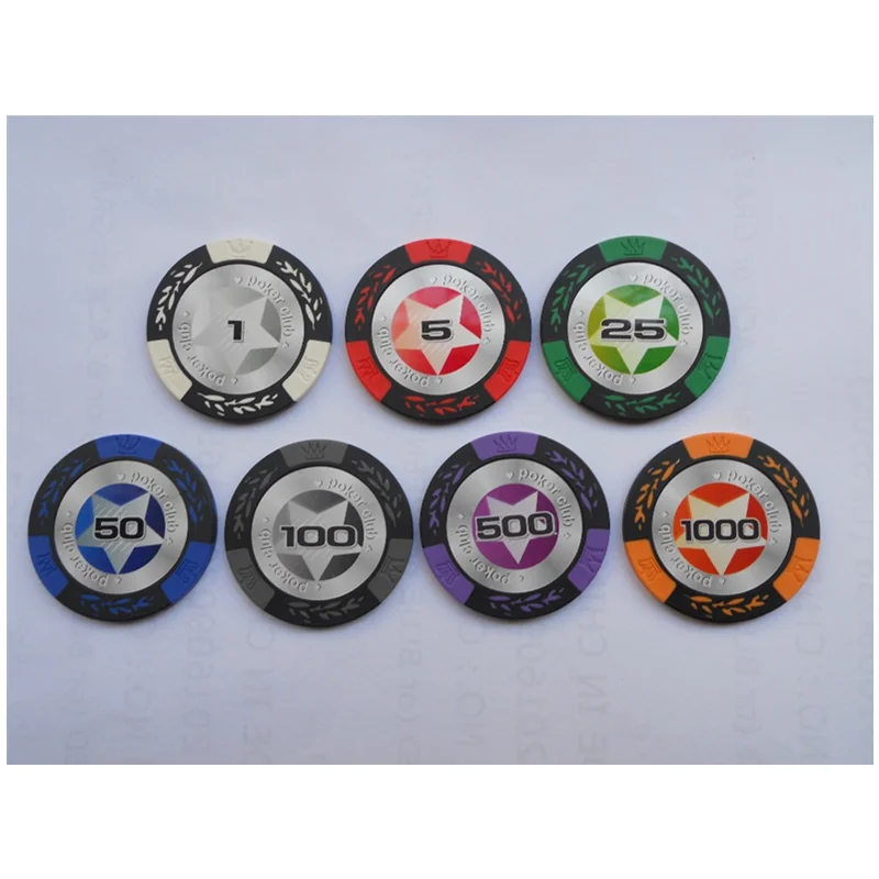 Casino poker Chips 14g,clay poker chip with your denomination,custom poker chips