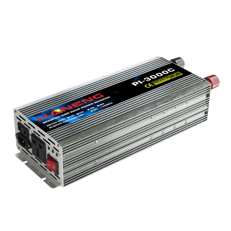 Однофазный чистый синусоидальный 1200 Вт Инвертор 24 В/12 В 6000 инвертор тороидальный