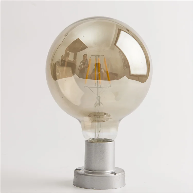 G125 6 Watts Globe Dimmable LED Multi-Filament Light Bulb E26 E27