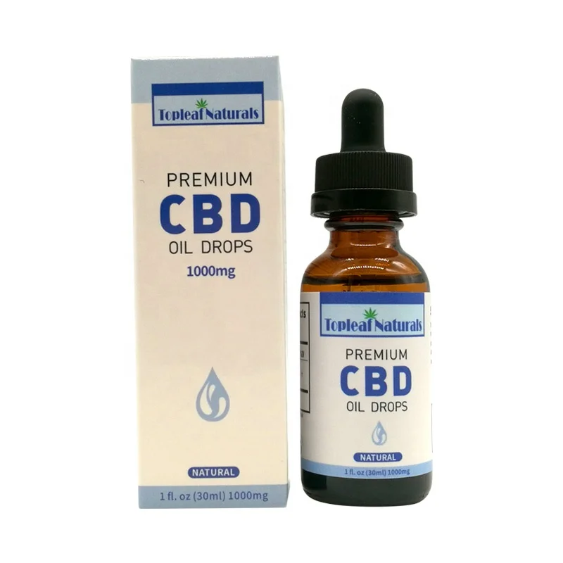 
American warehouse Dropshipping 99% Pure Large Stock CBD isolate oil tincture 