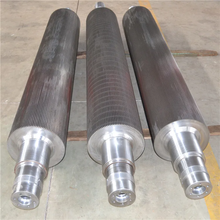 Professional high precision Corrugated roller alloy steel corrugate cardboard roller