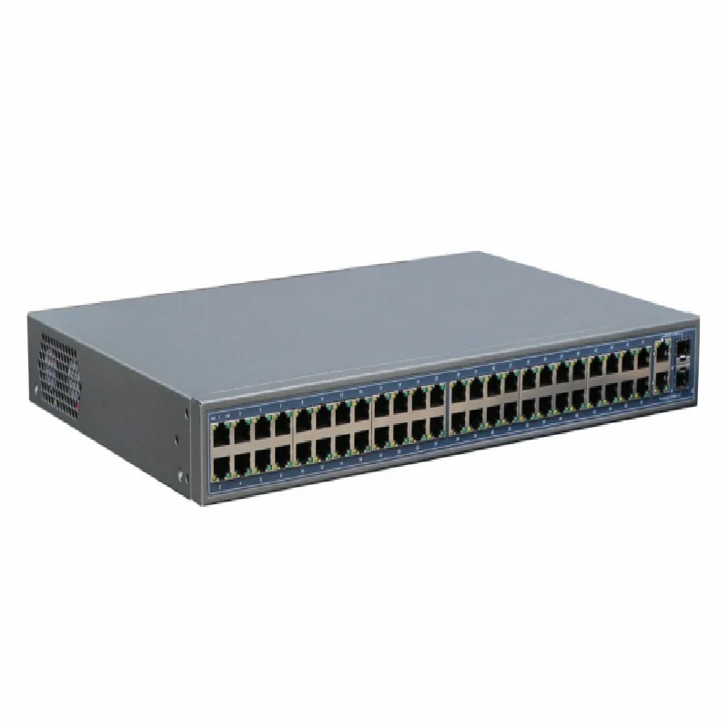 Computer networks unmanaged 48 port network switch with 2 gigabit sfp/rj45 combo uplink