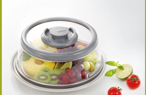 Press and Fresh plate topper /vacuum food sealer lid qvc tv hot products/ innovative gift set