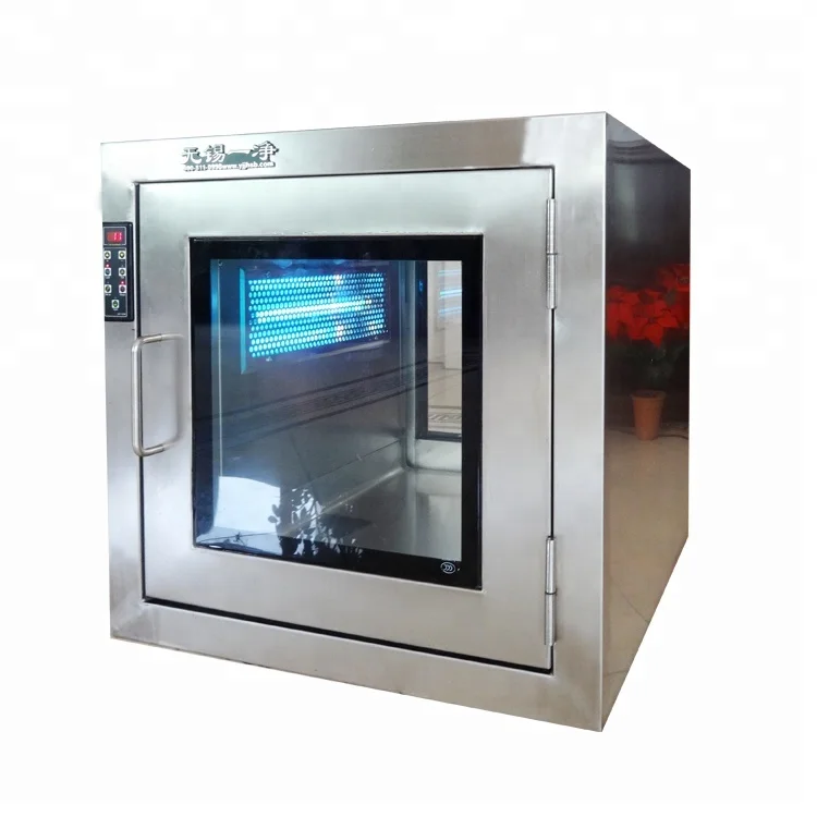 purification clean room cleanroom equipment of stainless steel DOP pass box with electronic interlocking