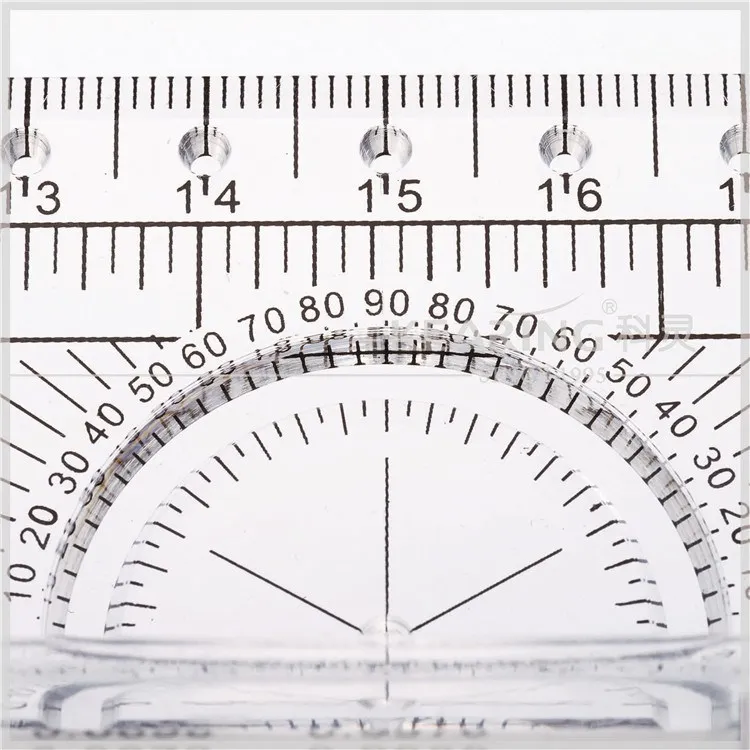 Kearing Parallel rolling ruler with 30cm&12' length, high quality rolling scale ruler for sewing engineer market #MPR30