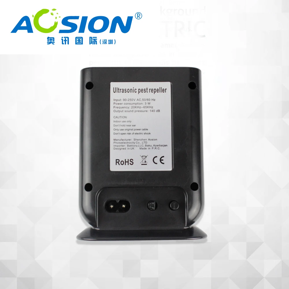 
Aosion Eco-friendly ultrasonic rodent,cockroaches,fleas,crickets repellent to keep your house tidy 