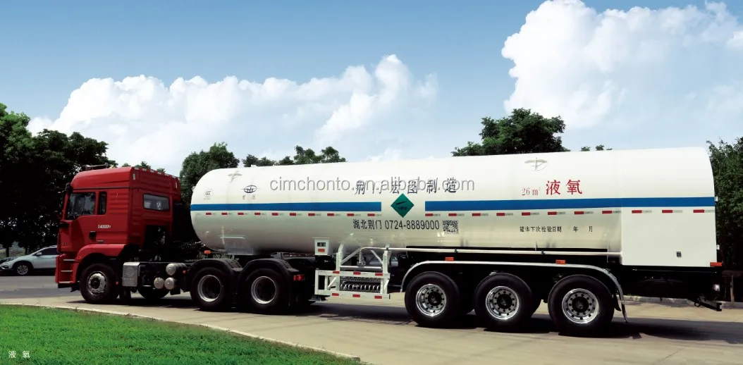 good price 52.6m3 refrigerated gas liquid ethane road truck trailer fuel tanker semi trailer used stainless steel price for sale