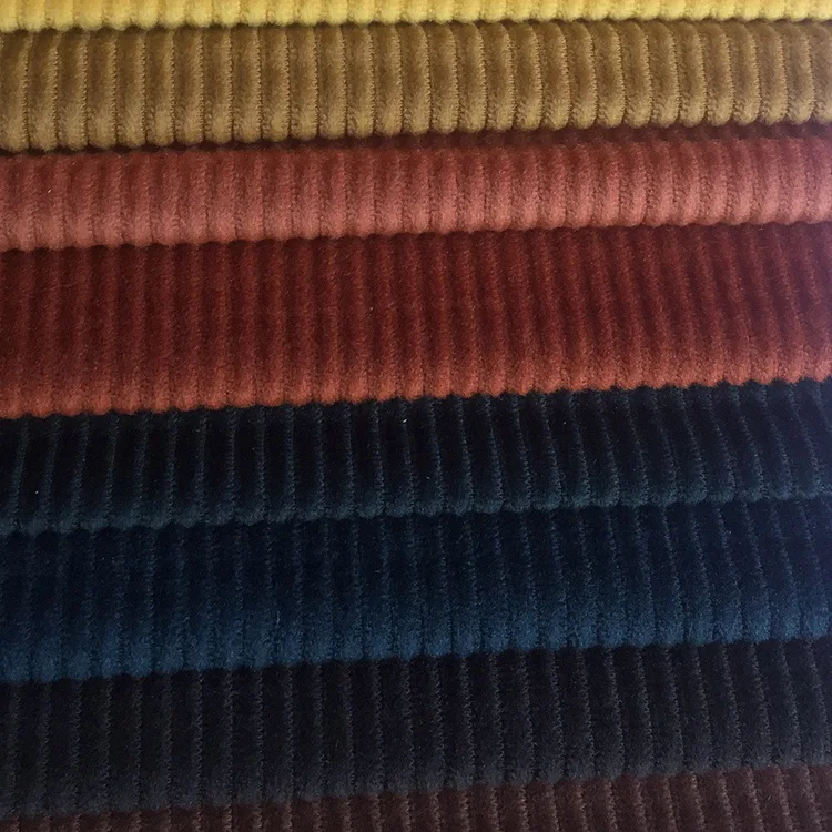 250gsm 100% Polyester Velvet Upholstery Fabric Striped Velvet