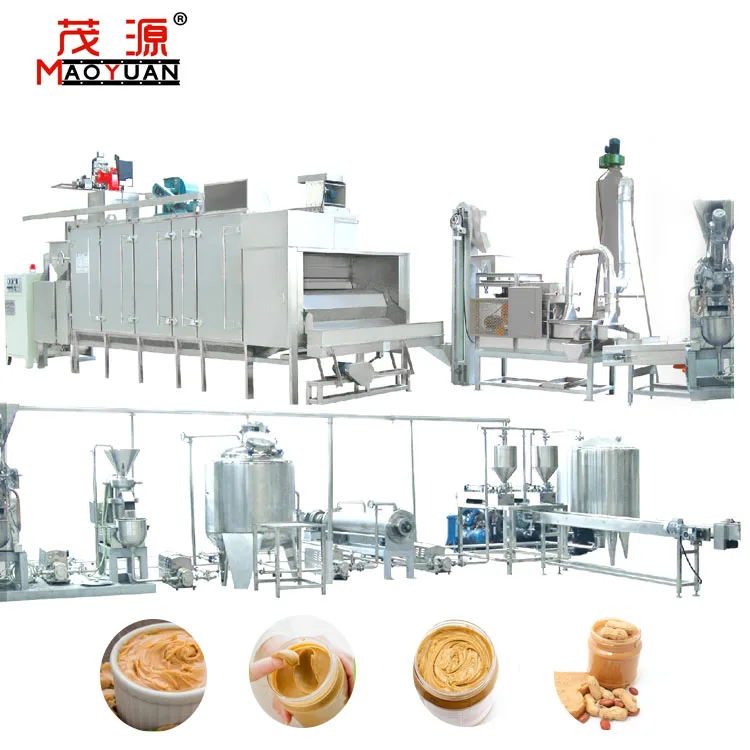 Commercial Peanut Butter Production Line/Industrial Peanut Butter Machine/Peanut Butter Processing Equipment
