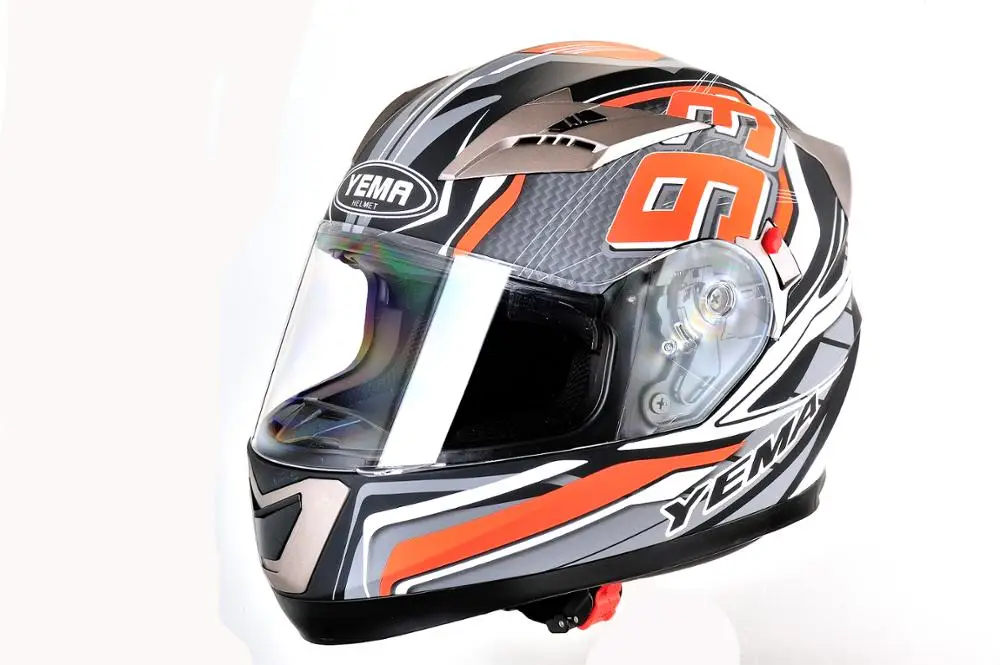 Hotsale stylish predator new  DOT approved  Yema motorcycle flip up modular helmet casco moto