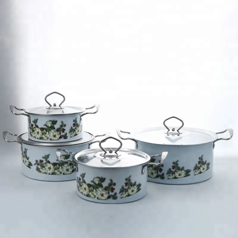 
Unique Design Chinese Japanese Style Kitchen Accessories Cooking Pot Stainless Steel Cookware Set 