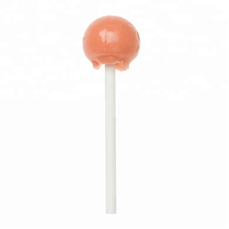 sweet candy strawberry and milk flavor small lollipop