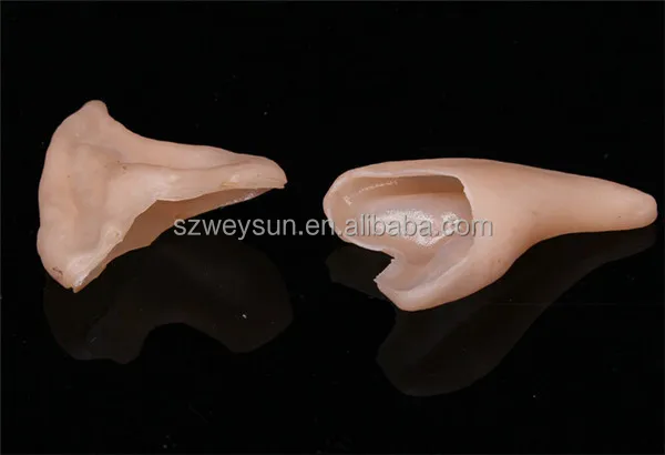 Latex Soft Pointed Prosthetic Wizard Elf Fairy Hobbit Vulcan Spock Alien Costume Tips Ears