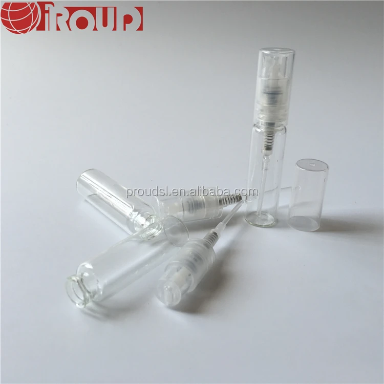 3ml empty perfume mini glass vial