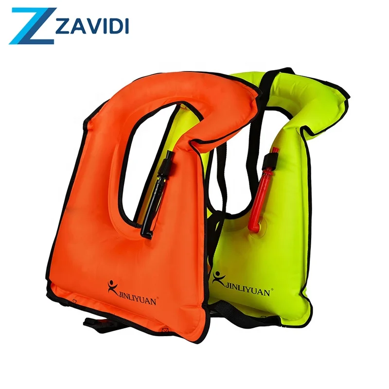 
Summer adult and child swimming snorkel inflatable life jacket 