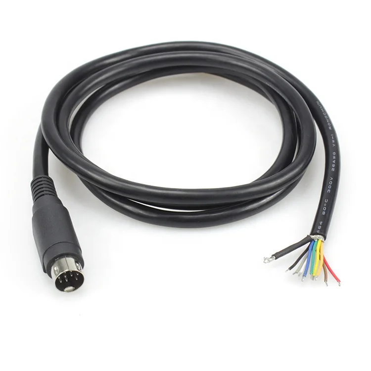 MINI DIN 9PIN male cable AV extension cable S video cable 10mm male