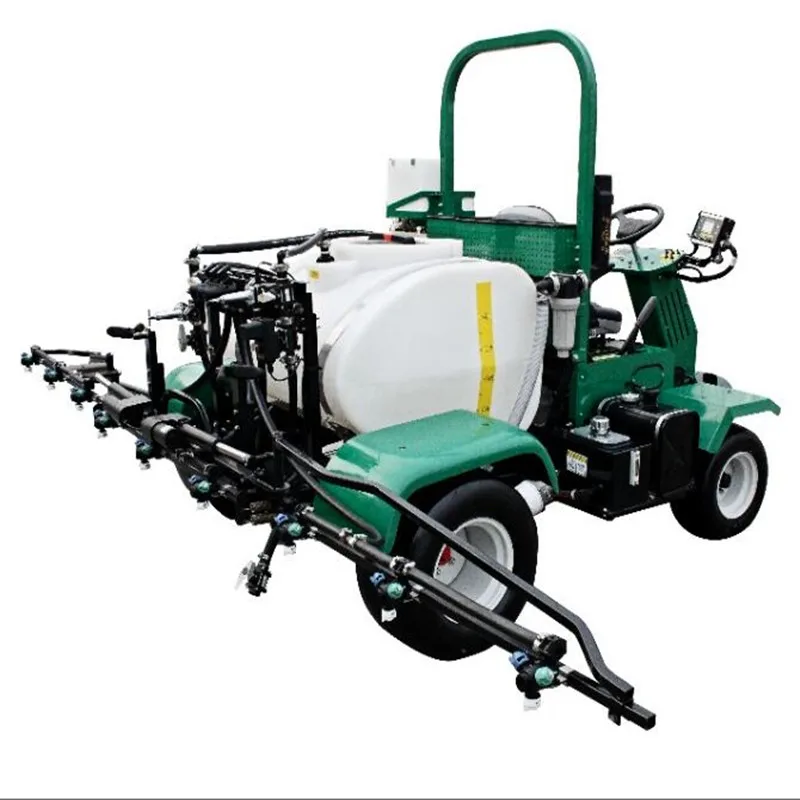 Professional hydraulic ride on boom sprayer for golf