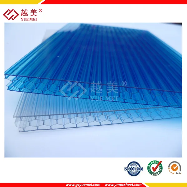 Plastic honeycomb pc sheet manufacture