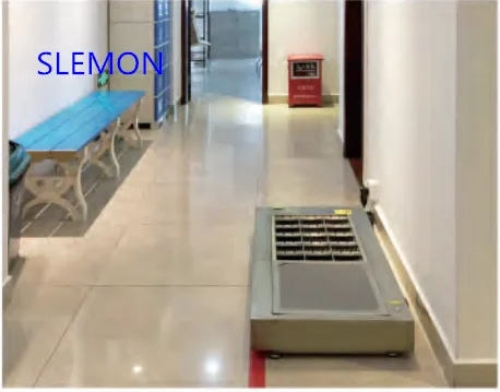SLEMON RW series professional sole cleaner for entrance cleanness management