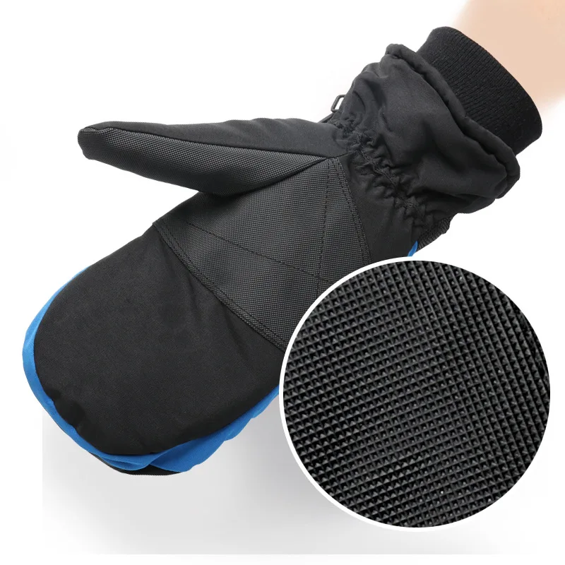 
High quality New fashion winter snow full finger grip Ski Snowboard mittens 