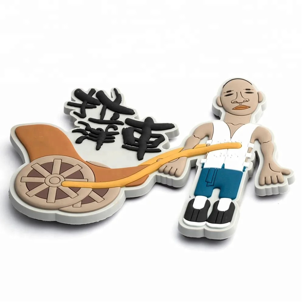 WINWIN Factory cheap custom rubber 3d soft pvc fridge magnet