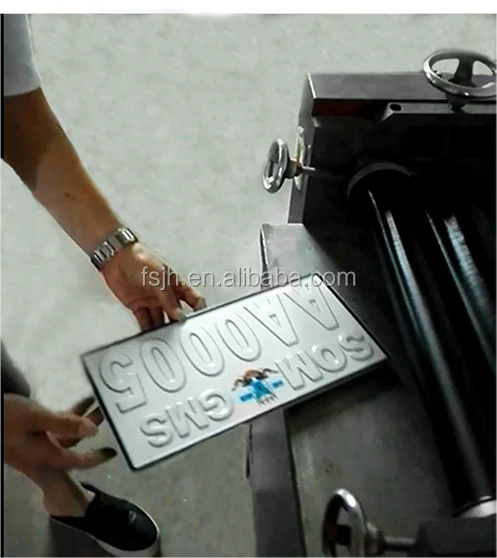 
oil ink roller coating machine license number plate painting machine 