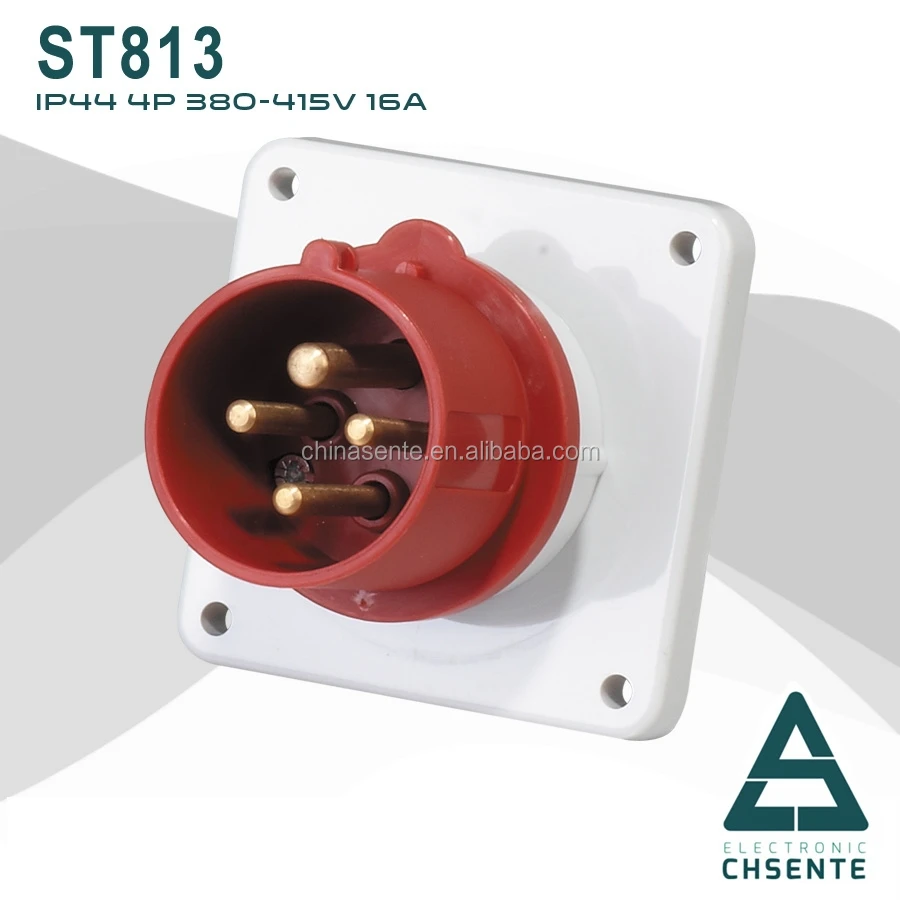 Китай выразить прямая производитель 4 контакт. монтируемое в панель электрические розетки
