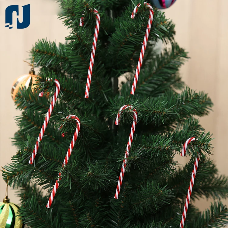 Рождественская акриловая Конфета трость Рождественская елка подвесные украшения