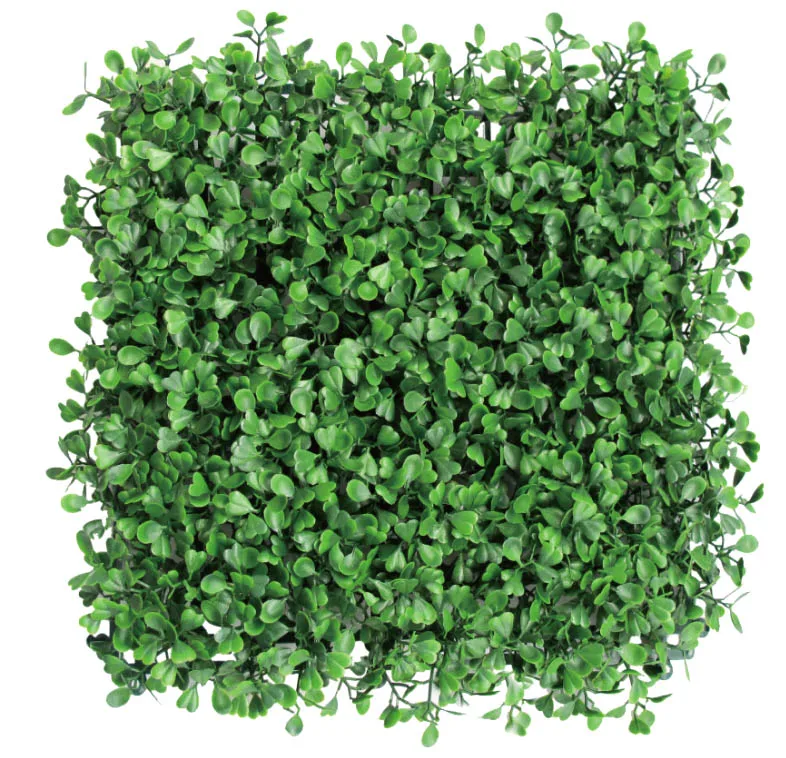 GM-10Anti-UV Plastic High Quality Artificial Hedge Boxwood Panels Green Plant Vertical Garden Wall For Indoor Outdoor Decoration