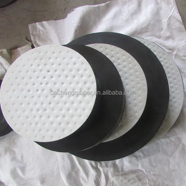 
China slide bearing pads with PTFE surface for bridge and railway 
